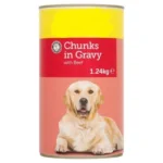 Euro Shopper Chunks in Gravy with Beef 1.24kg